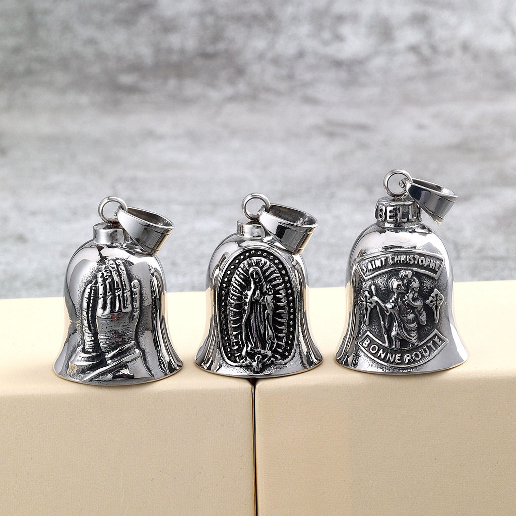 Vintage Stainless Steel Pendant Necklace
