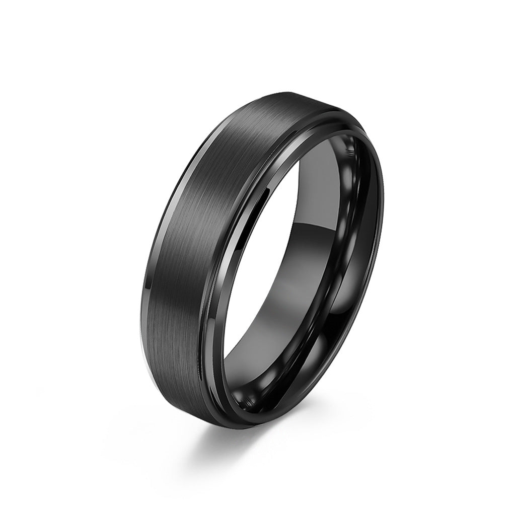 Timeless Elegance: Cross-border Amazon 6810mm Tungsten Steel Ring