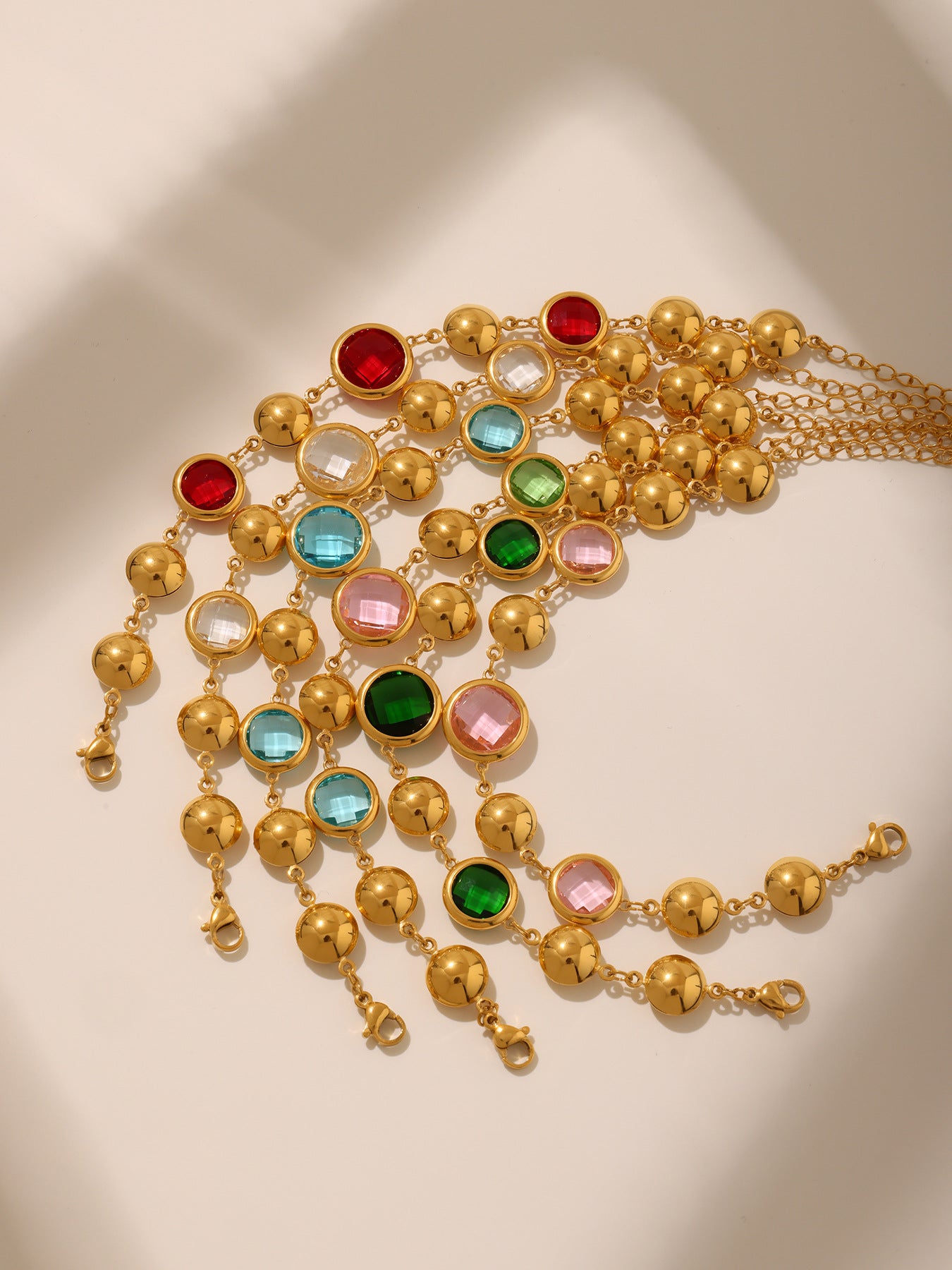 Planderful Everyday Genie Round Cut Glass Bracelet For Her