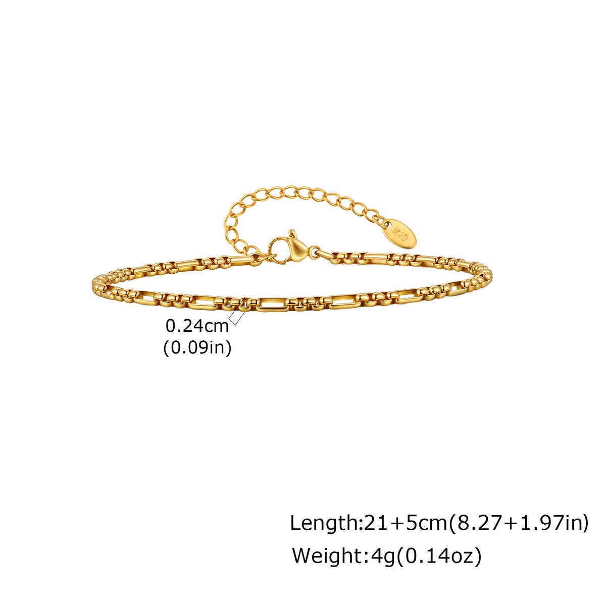 Pearl Minimalist Stainless Steel Anklet