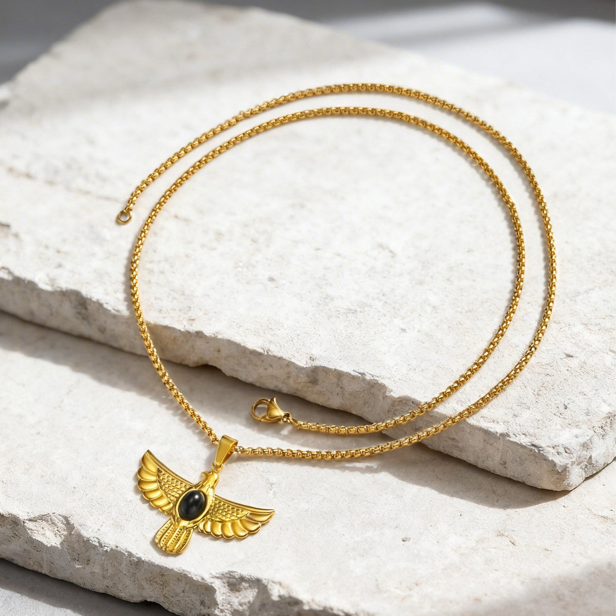 Angel Wings Vintage Stainless Steel Pendant