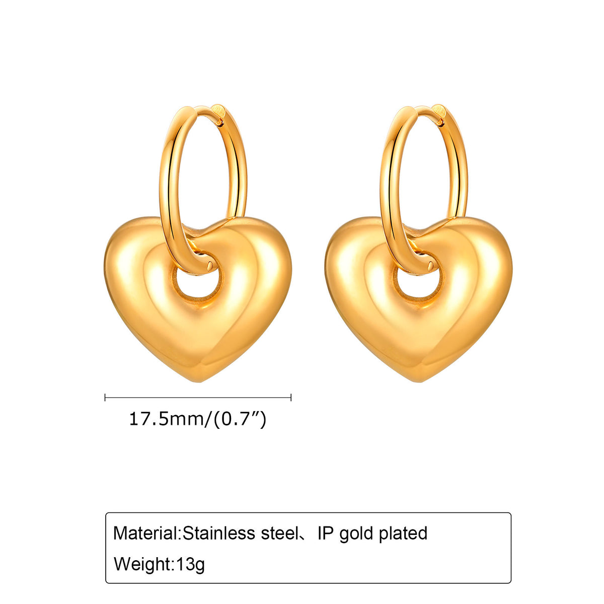 Sculptural Charm Hoop Earrings — Three Designs