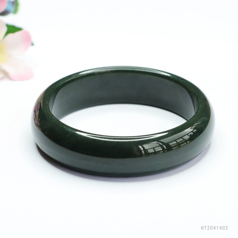 Taqing Hetian Jade Bangle