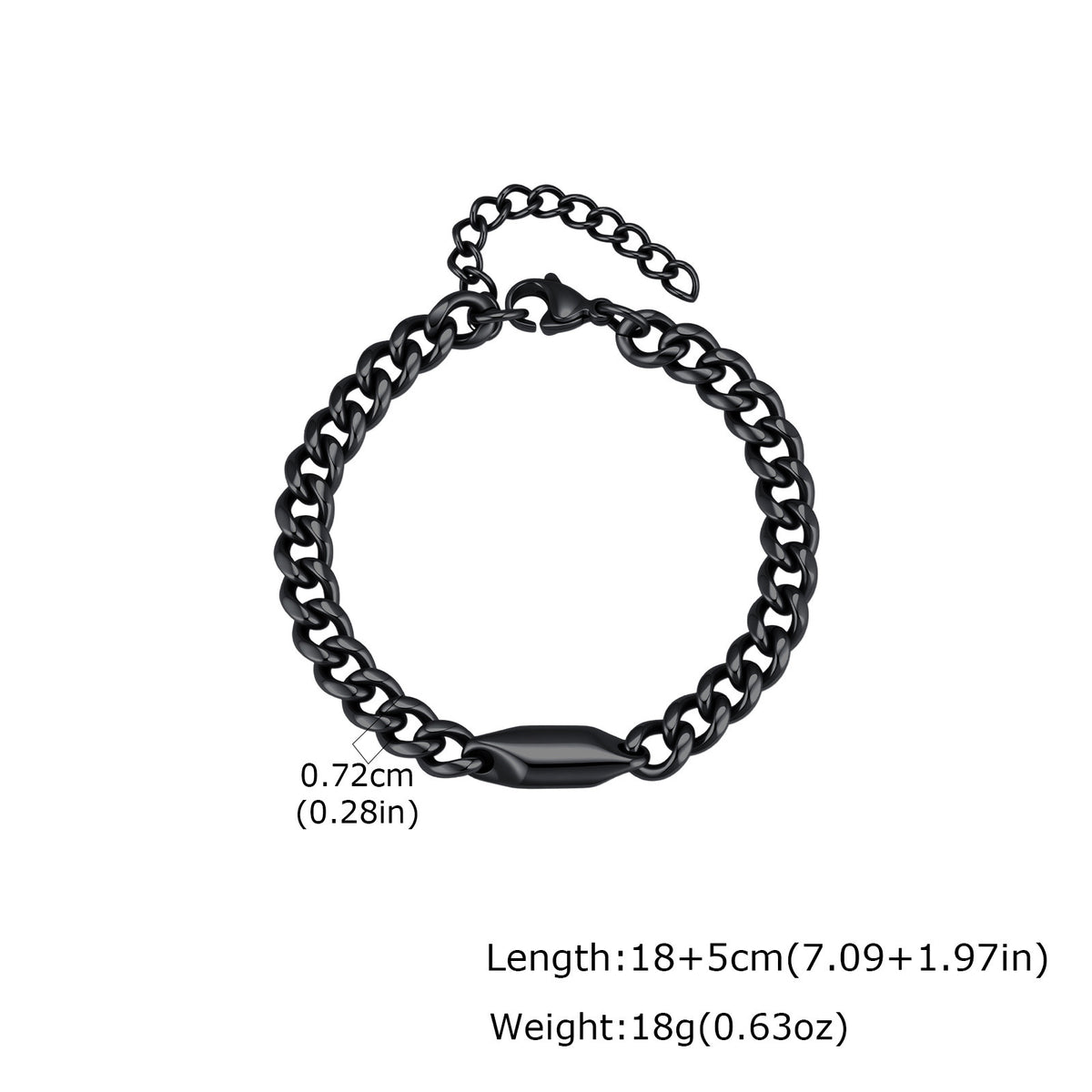 Cuban Chain Stainless Steel Bracelet for Men