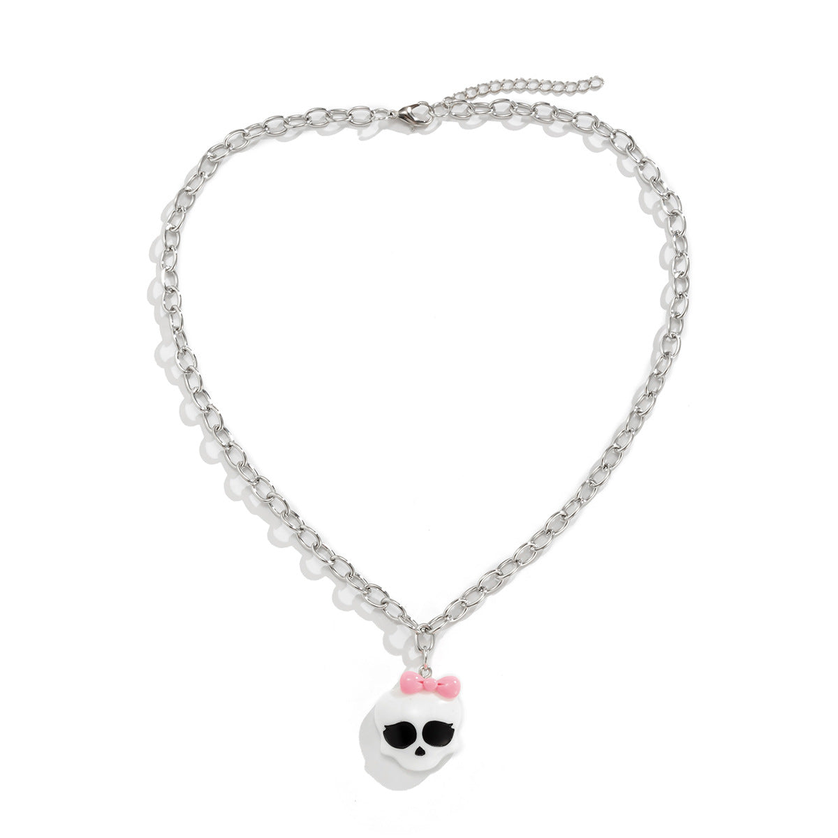 Planderful 3D Acrylic Alien Necklace For Halloween Fans Bold Statement Pendant Trendy Gift