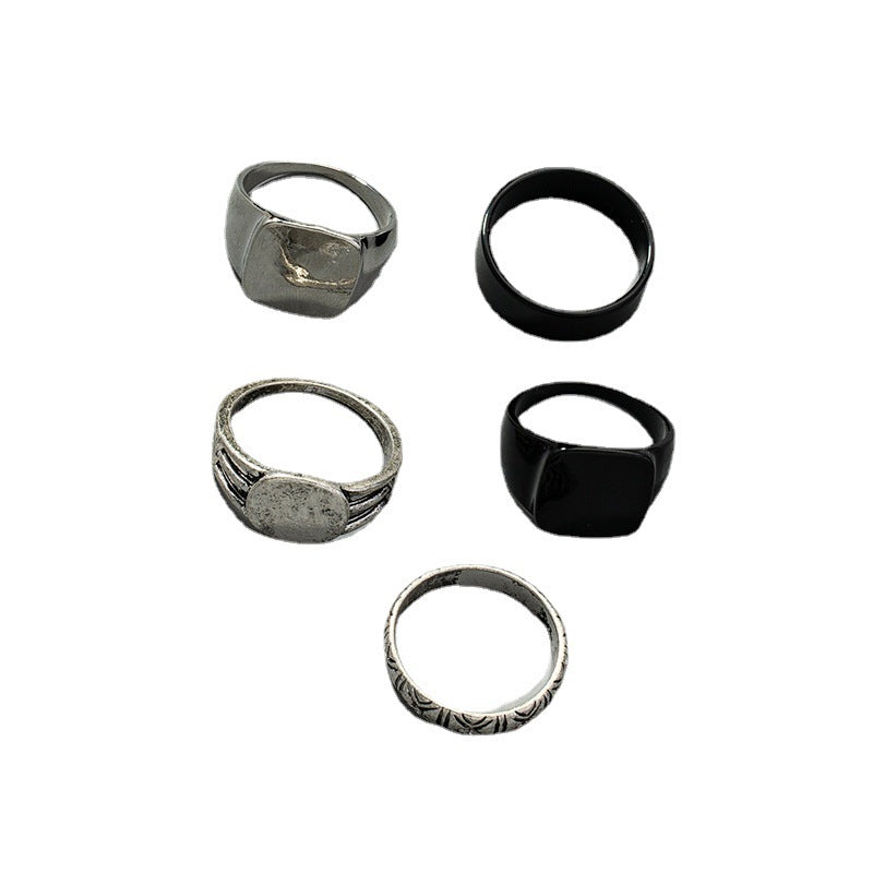 Retro Men's Ring Set - Vienna Verve Collection