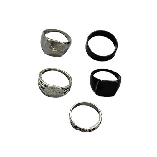 Retro Men's Ring Set - Vienna Verve Collection