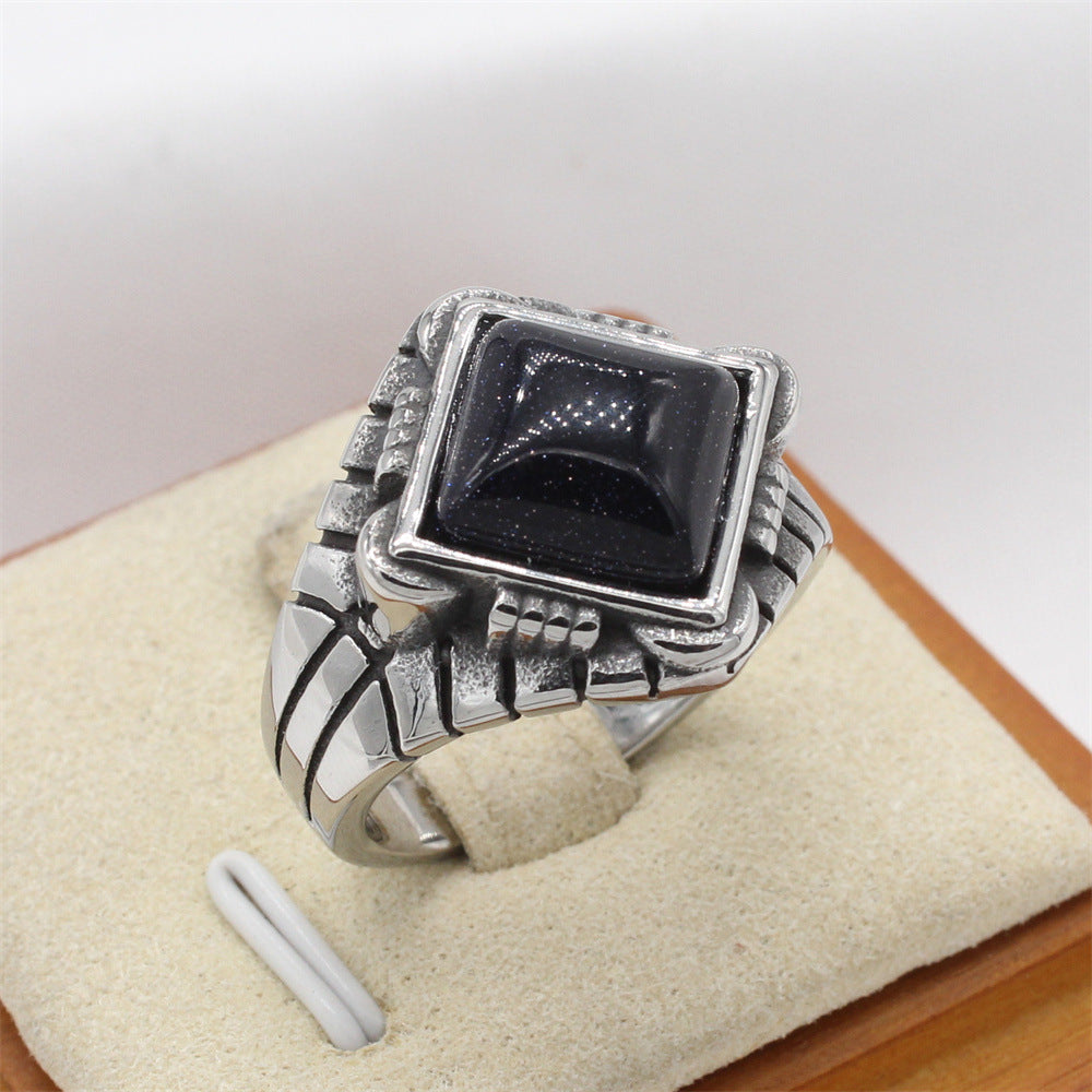 Planderful Stainless Steel Ring For Men Unisex Everyday Genie Collection Durable Statement Jewelry