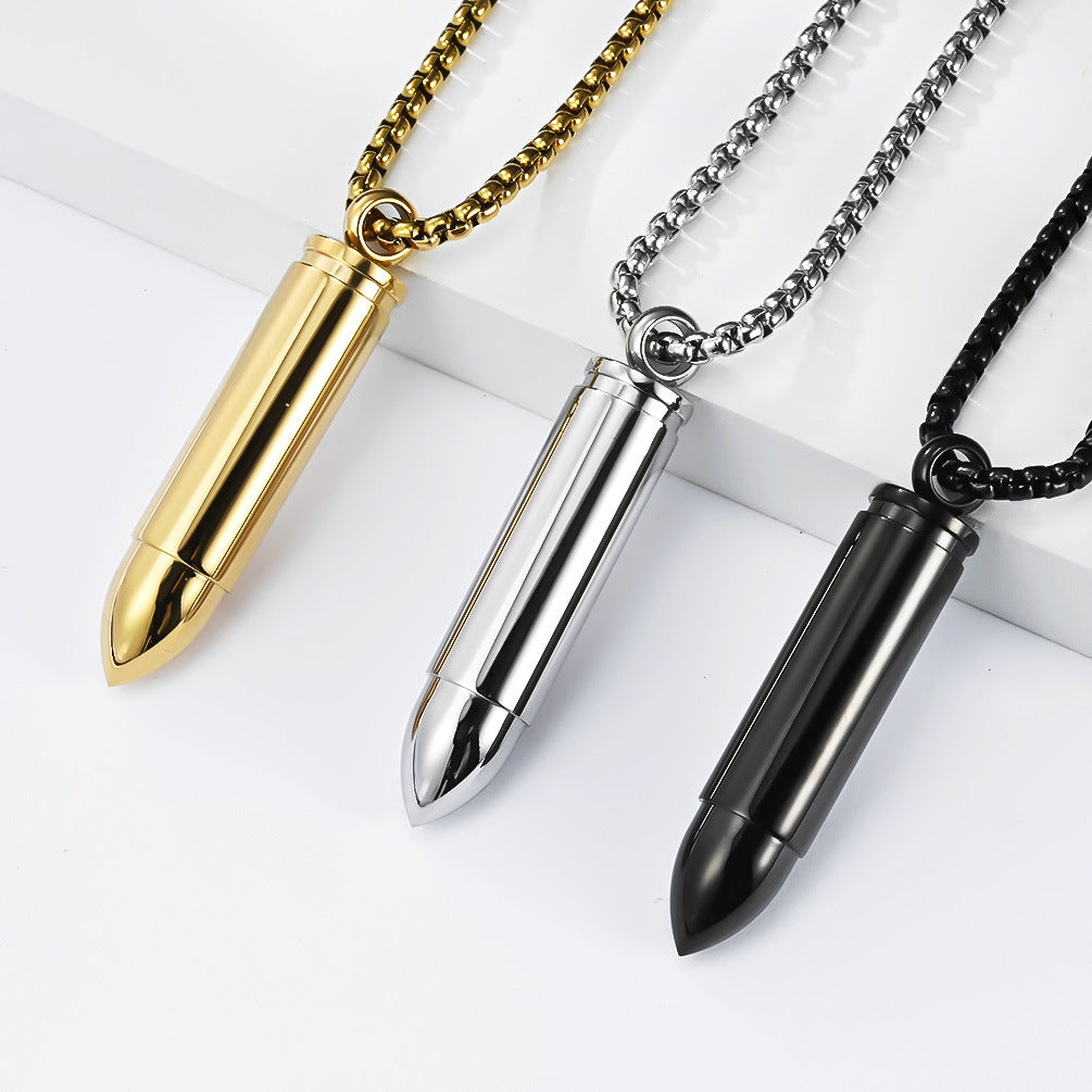 Modern Stainless Steel Necklace — Gold / Silver / Black