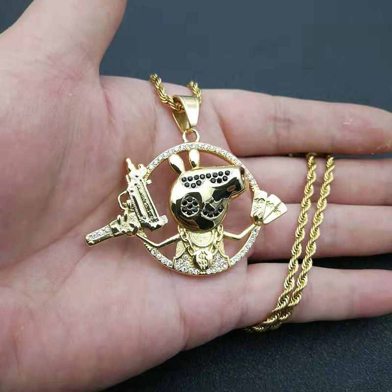 Zircon Necklace – Statement Hip Hop Pendant