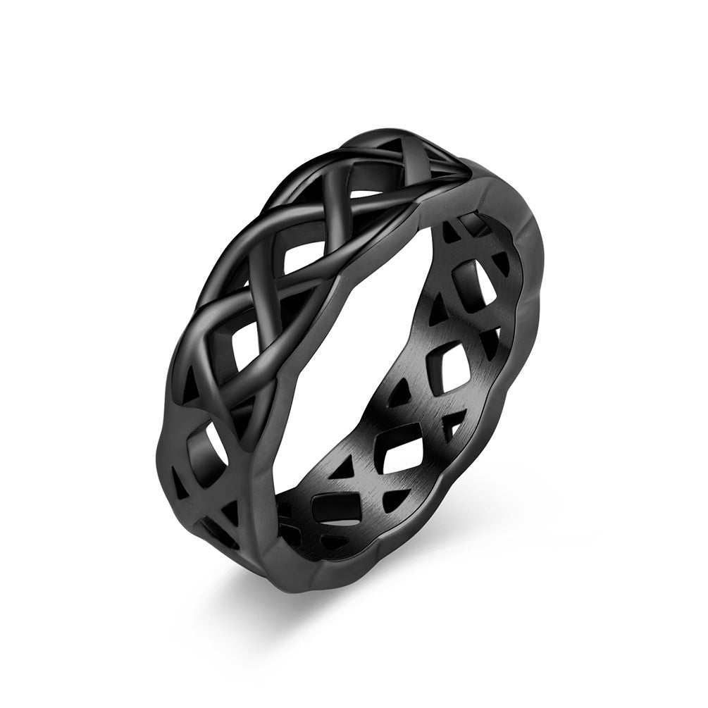 Steel Ring – Elegant Celtic Knot