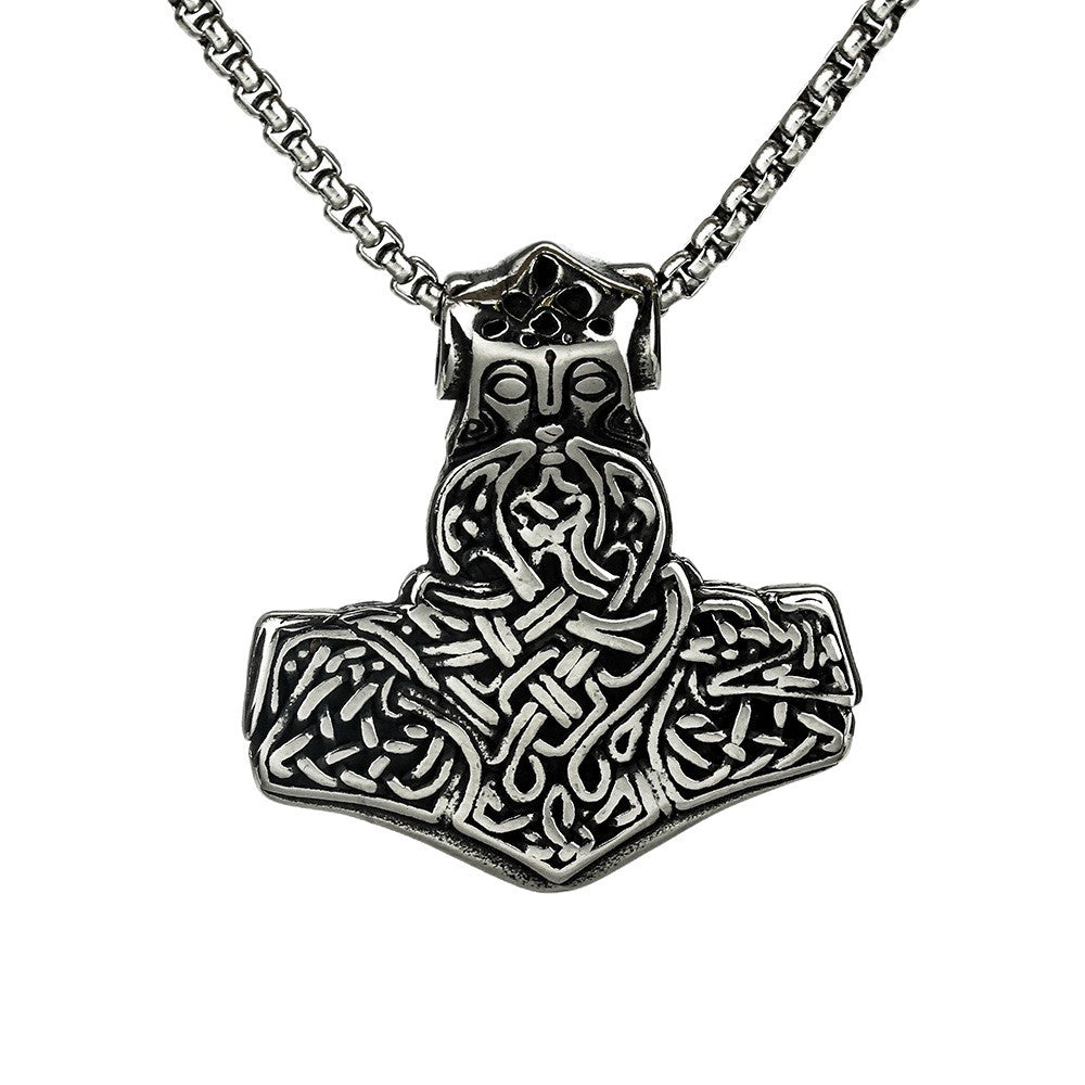 Viking Viking'S Stainless Steel Men's Pendant Necklace
