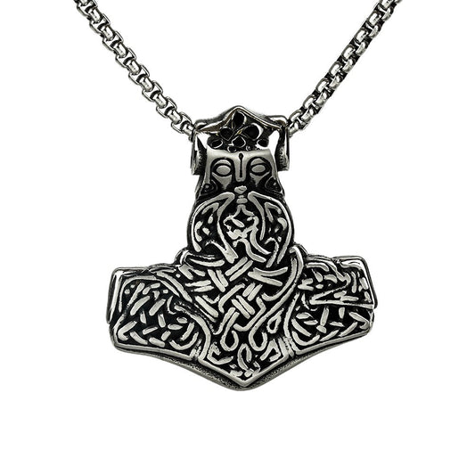 Viking Viking'S Stainless Steel Men's Pendant Necklace