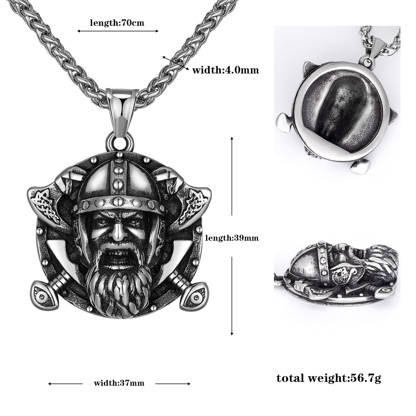 Stainless Steel Necklace – Vintage Men's Jewelry