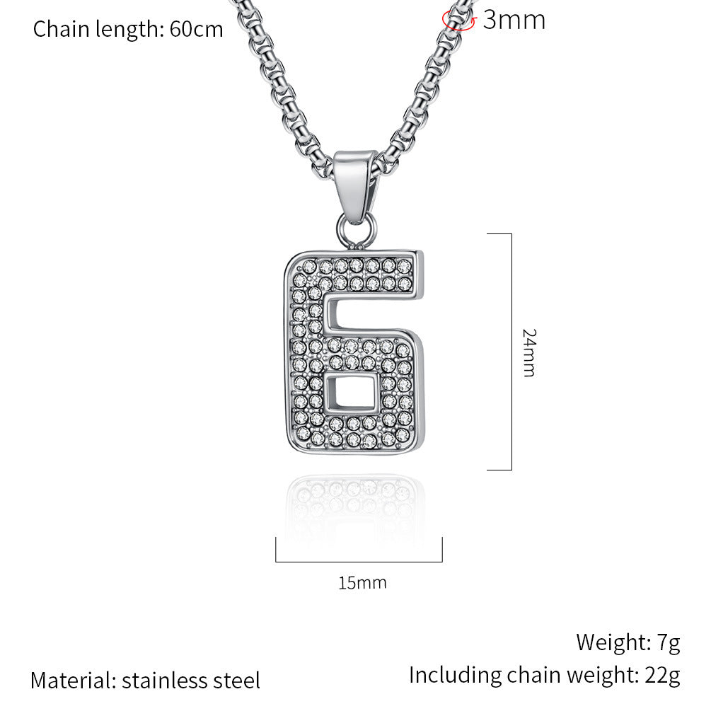 Zircon Necklace - Luxury Streetwear Pendant For Modern Hip Hop Style And Bold Everyday Look