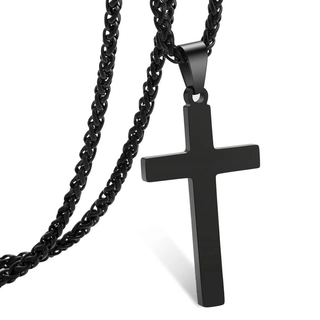 Personalized Cross Necklace By Planderful Everyday Genie Titanium Steel Pendant For Hip Hop Fans