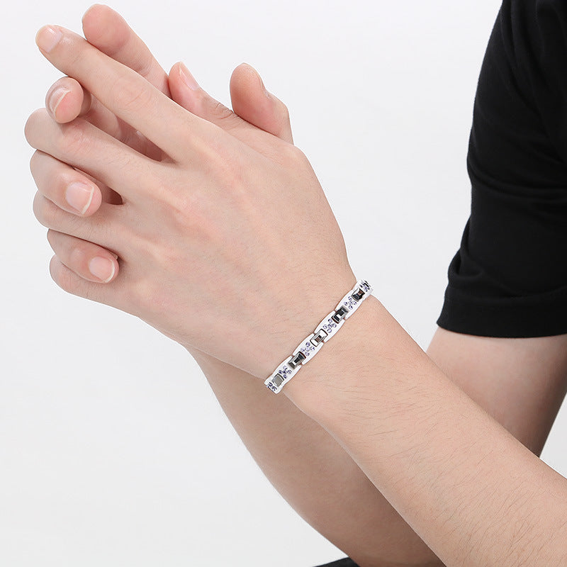 Planderful Dopamine Magnet Tungsten Bracelet Unisex