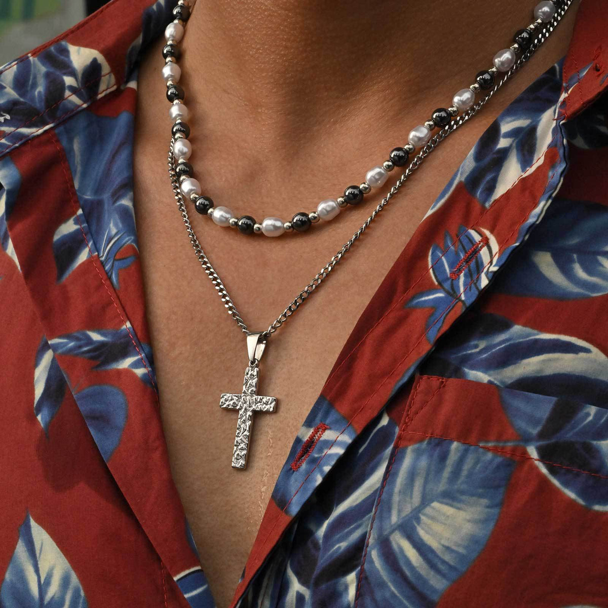 Cross Stainless Steel Pendant for Men