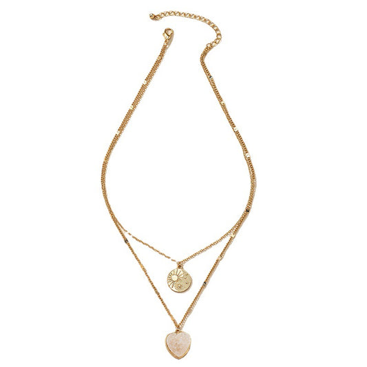 Sunlit Love Crystal Necklace - Vienna Verve Collection