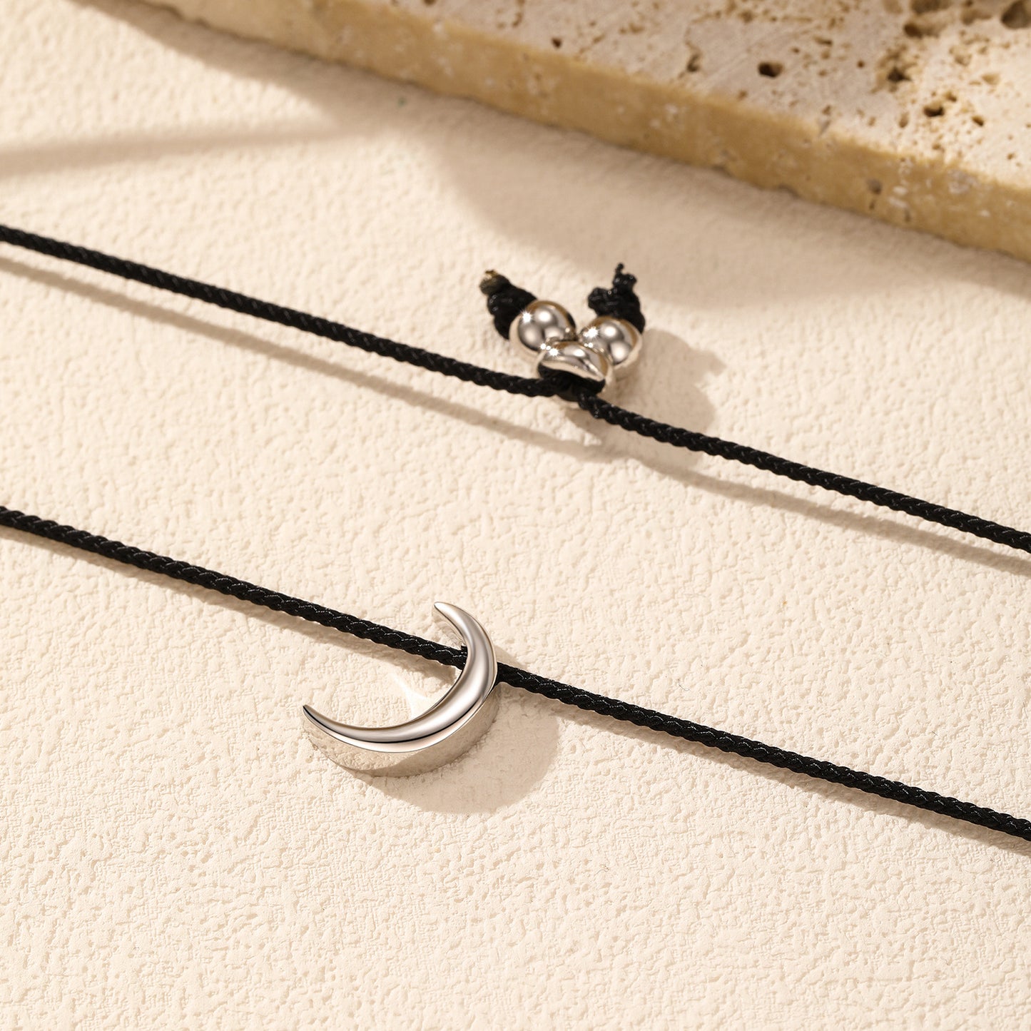 Planderful Everyday Genie Necklace – Versatile Adjustable Moon Pendant Collarbone Chain