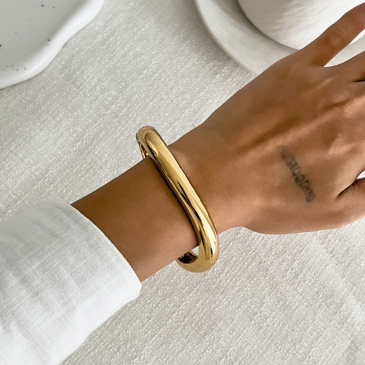 Planderful Geometric Alloy Bracelet Vienna Verve For Women Bold Statement Jewelry