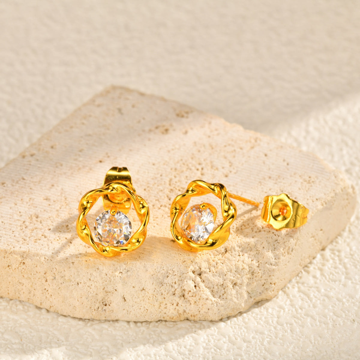 Zircon Vintage Earrings