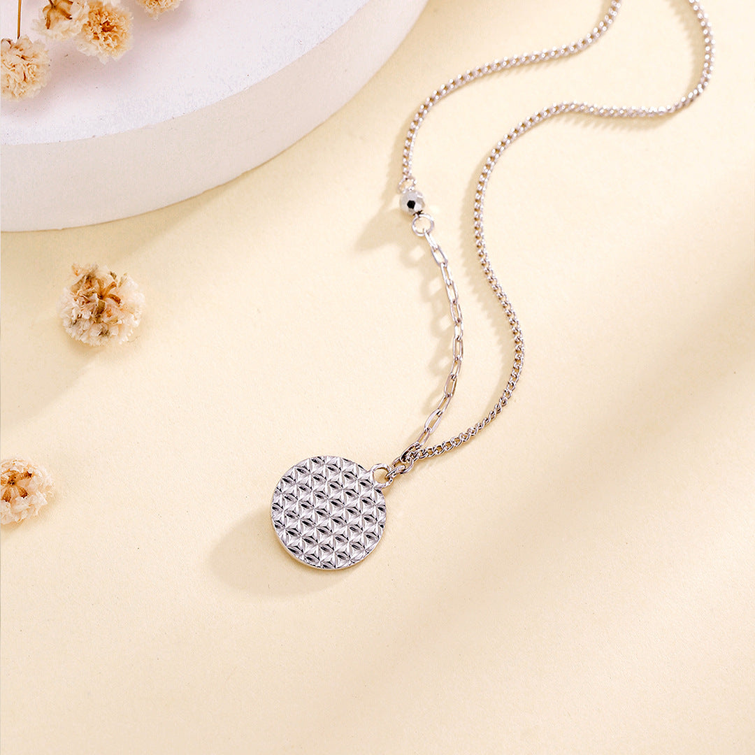 S925 Sterling Silver Fu Snake Necklace Women's Light Luxury Gift