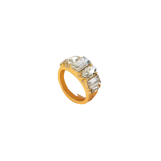 Frosty Chic Zircon Ring - Vienna Verve Collection