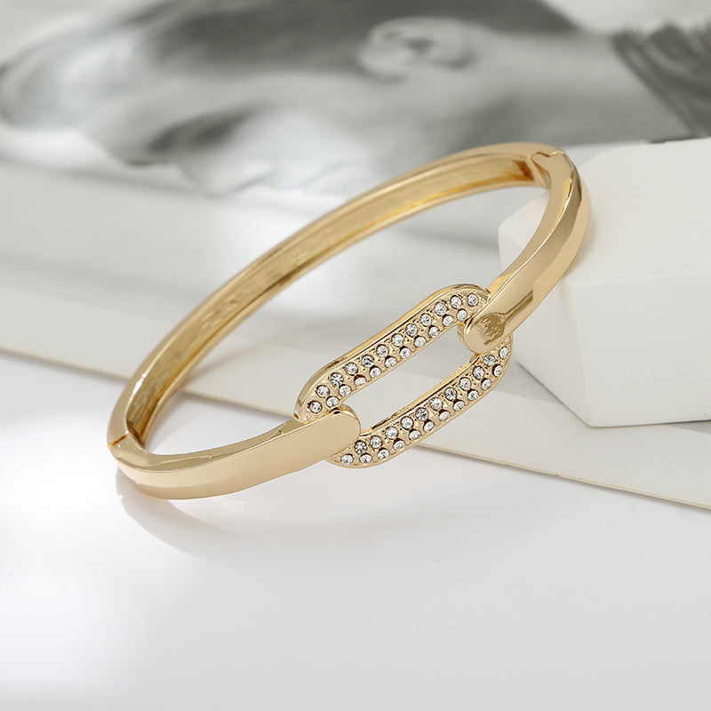 Rose Gold Titanium Steel Bracelet - Vienna Verve Collection