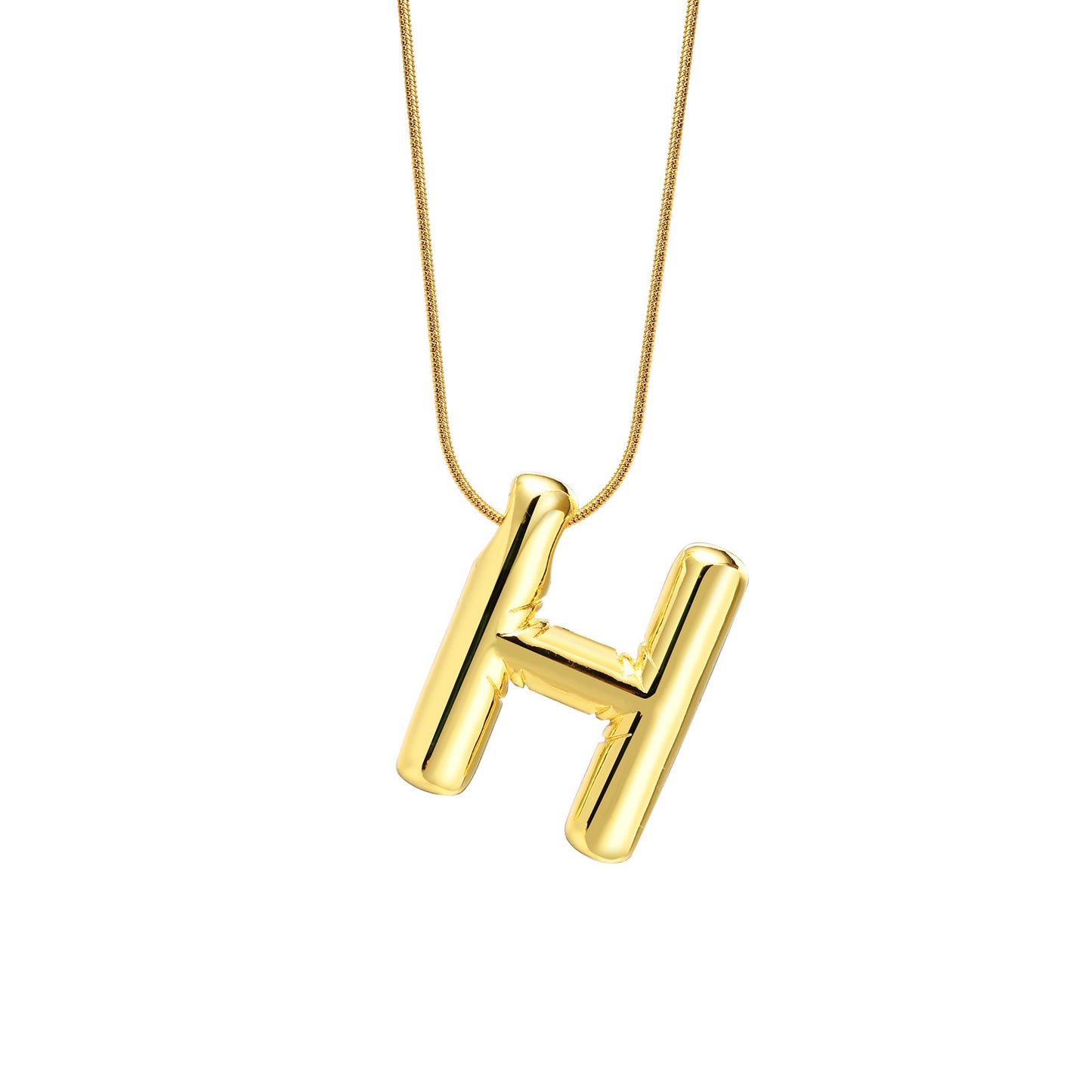 Fashion Round Snake Chain Necklace Women's Gold Jewelry Wholesale