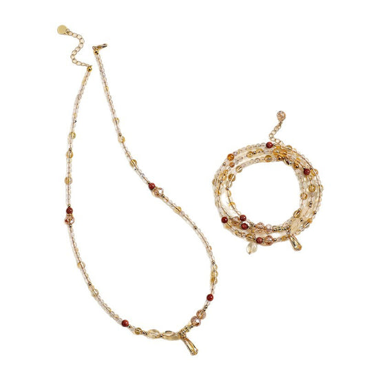 Citrine Beaded Bracelet