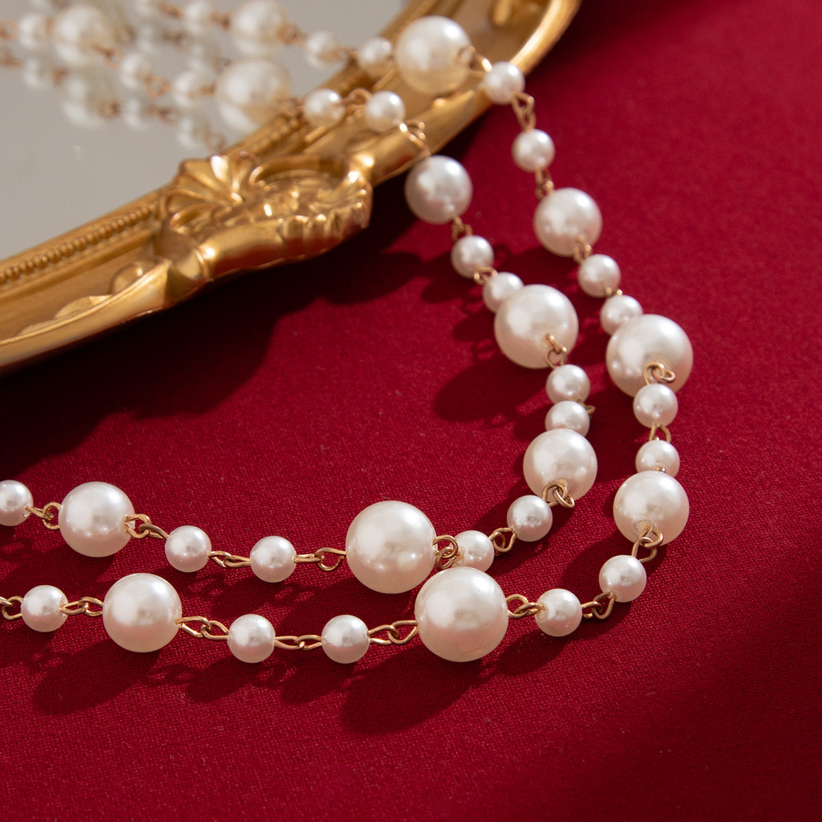 Pearl Wrap Long Sweater Necklace