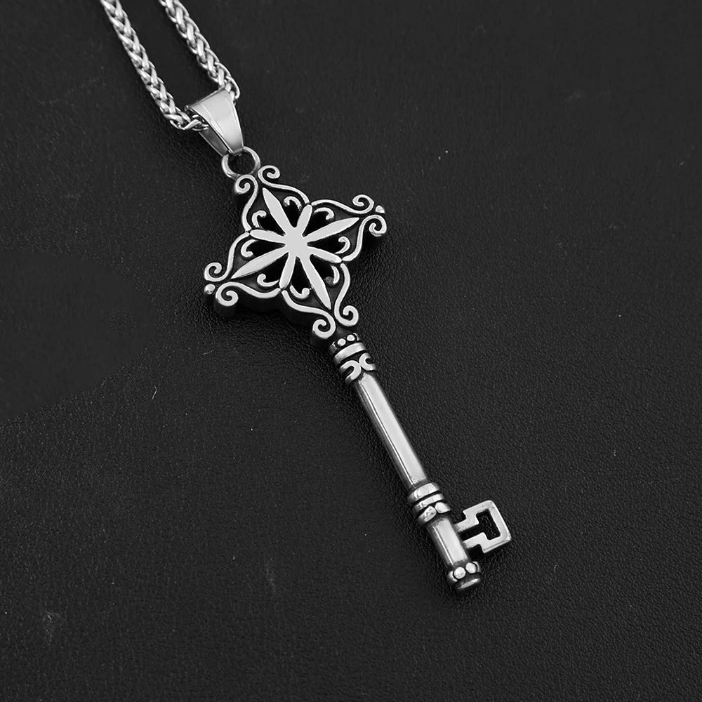 Punk Trendy Stainless Steel Men's Pendant Necklace