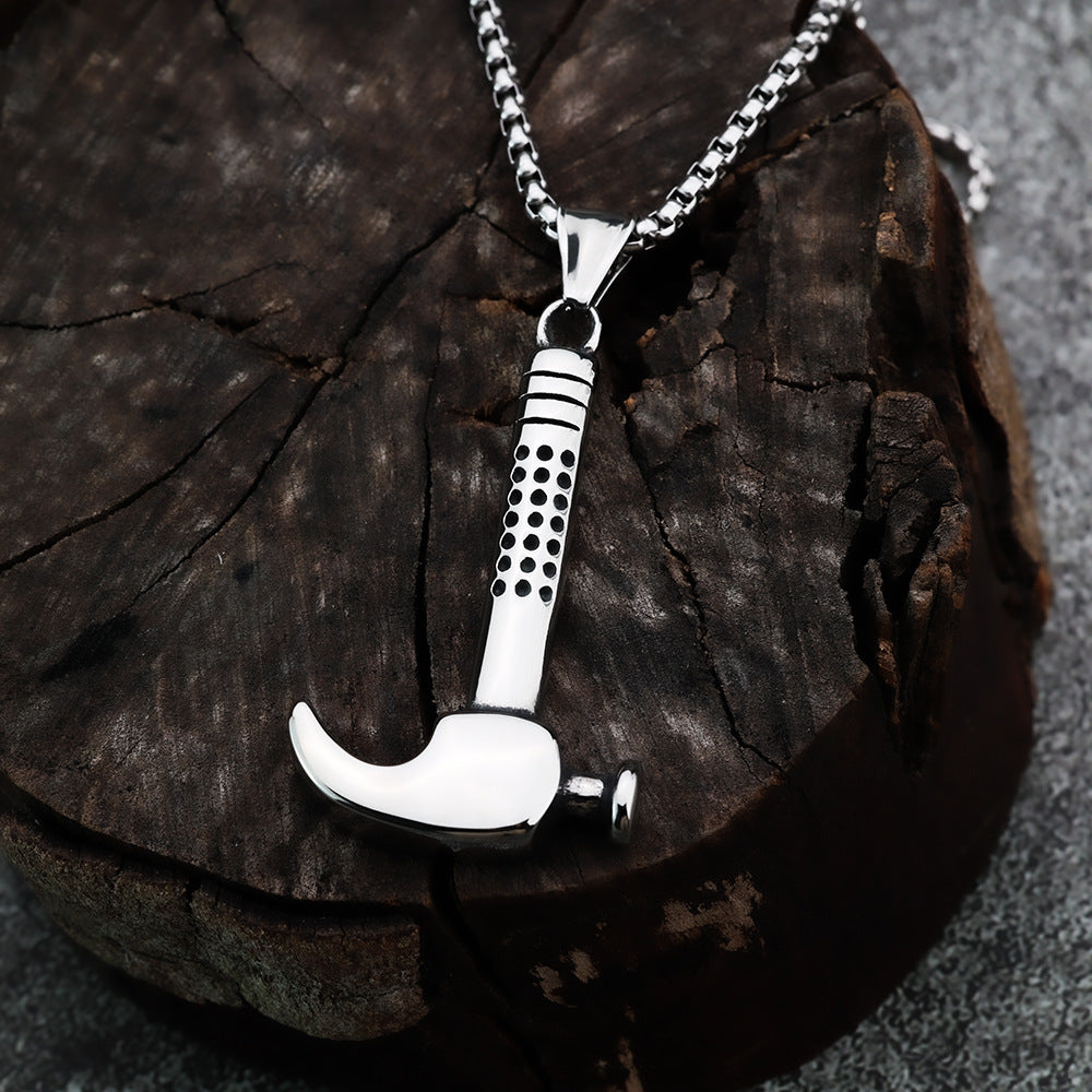 Cross-Border European and American Industrial Hammer Pendant