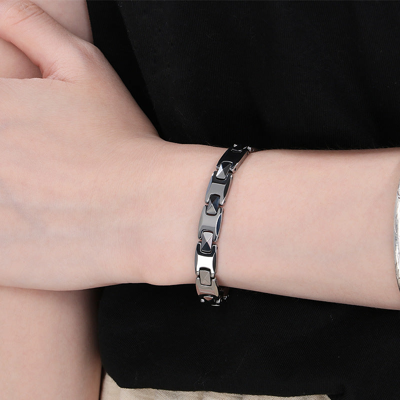 Planderful Magnet Stone Adjustable Couple Bracelet For Men