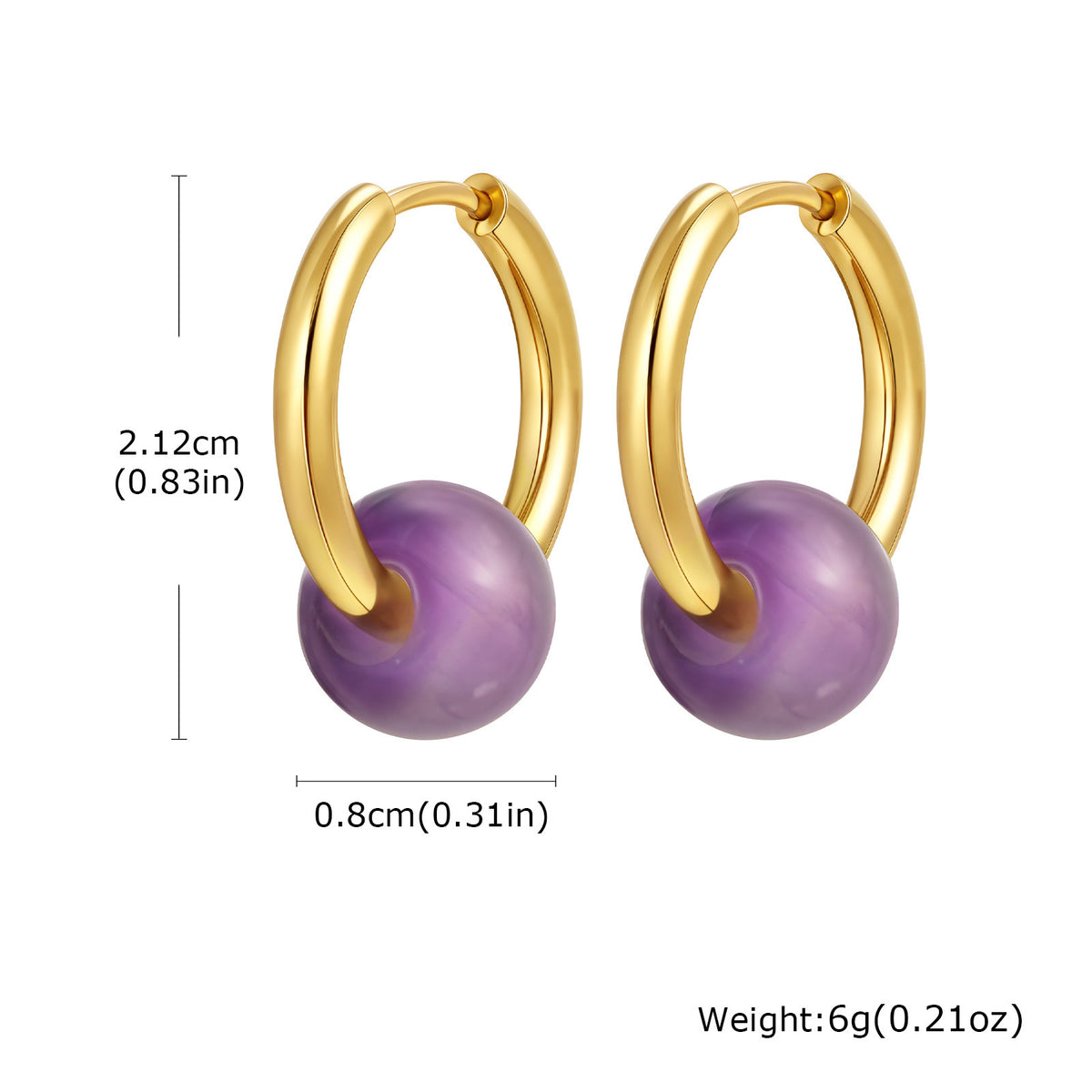 Modern Stainless Steel Earrings