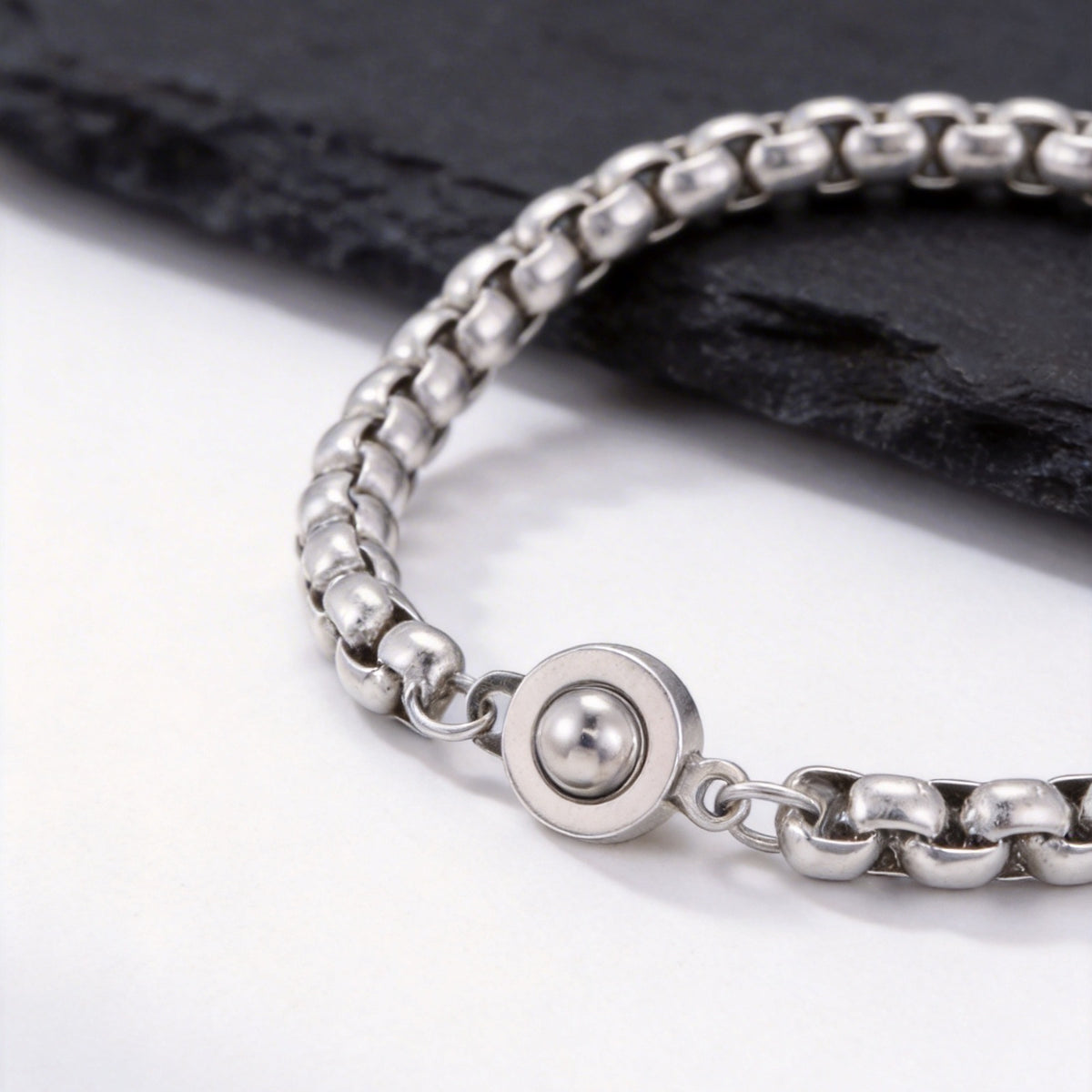 Pearl Stainless Steel Bracelet for Men