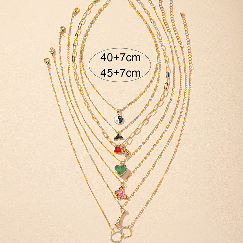 Butterfly Love Necklace Set with Elegant Minimalist Charm