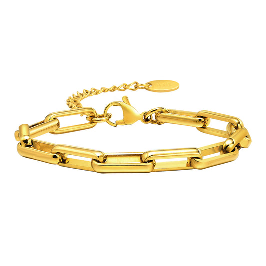 Bracelets Stainless Steel Simple Bracelet 18K Gold Fashion