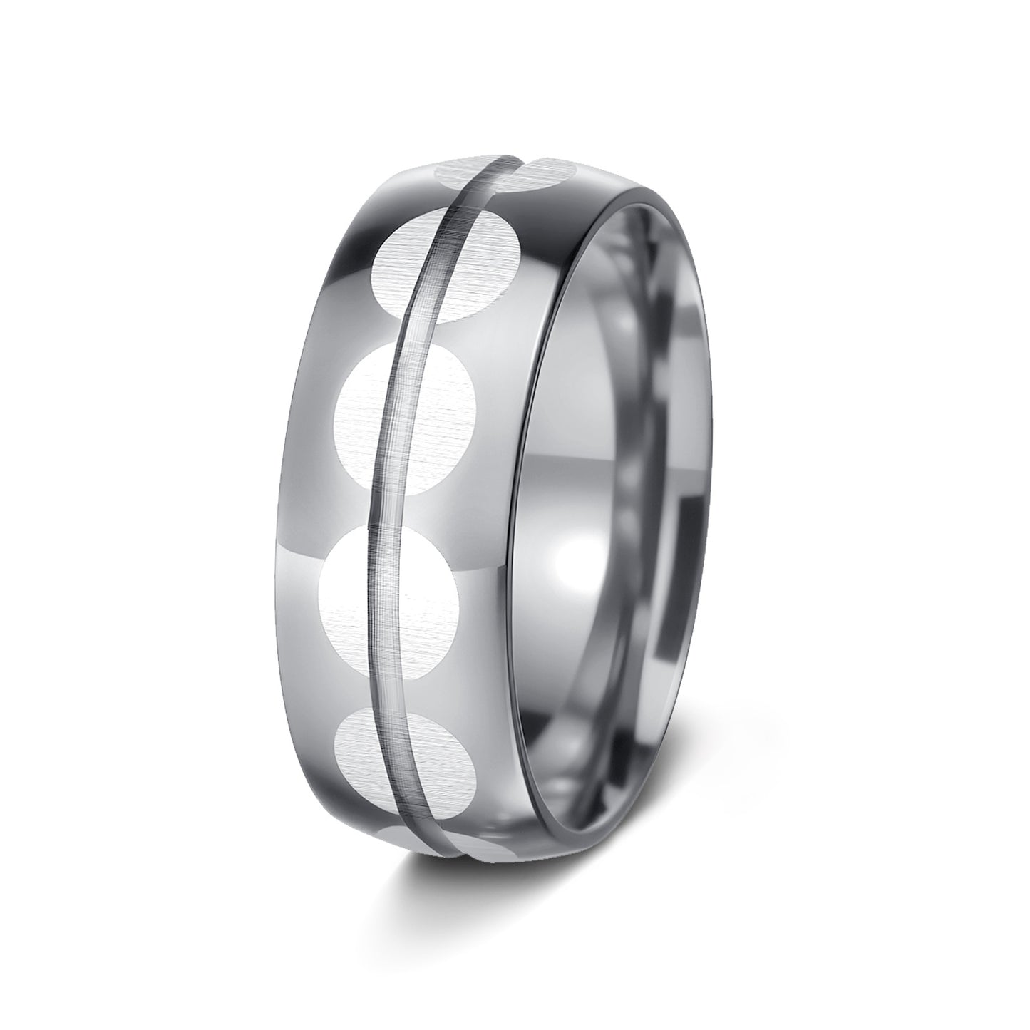Planderful Everyday Genie Two Tone Stainless Steel Ring Unisex Fade Resistant Durability