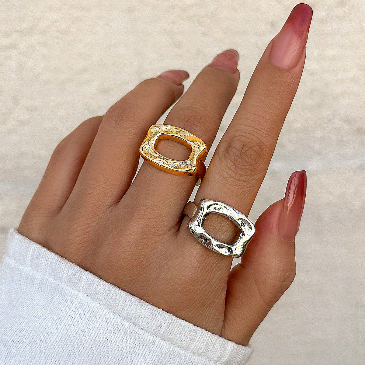 Butterfly Bow Two-finger Exaggerated Ring from Vienna Verve Collection
