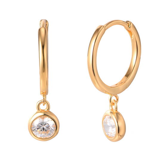 Planderful 925 Sterling Silver Wind Earrings With Zircon Inlay Light Luxury For Women