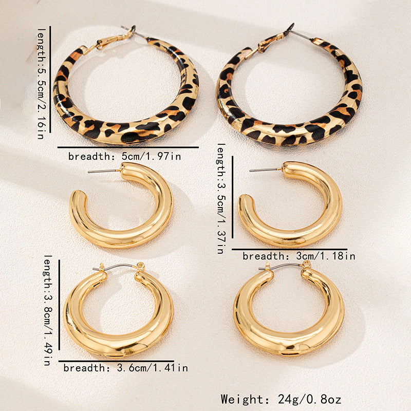 Planderful Vienna Verve Earrings – Fashionable Metal Geometric Design