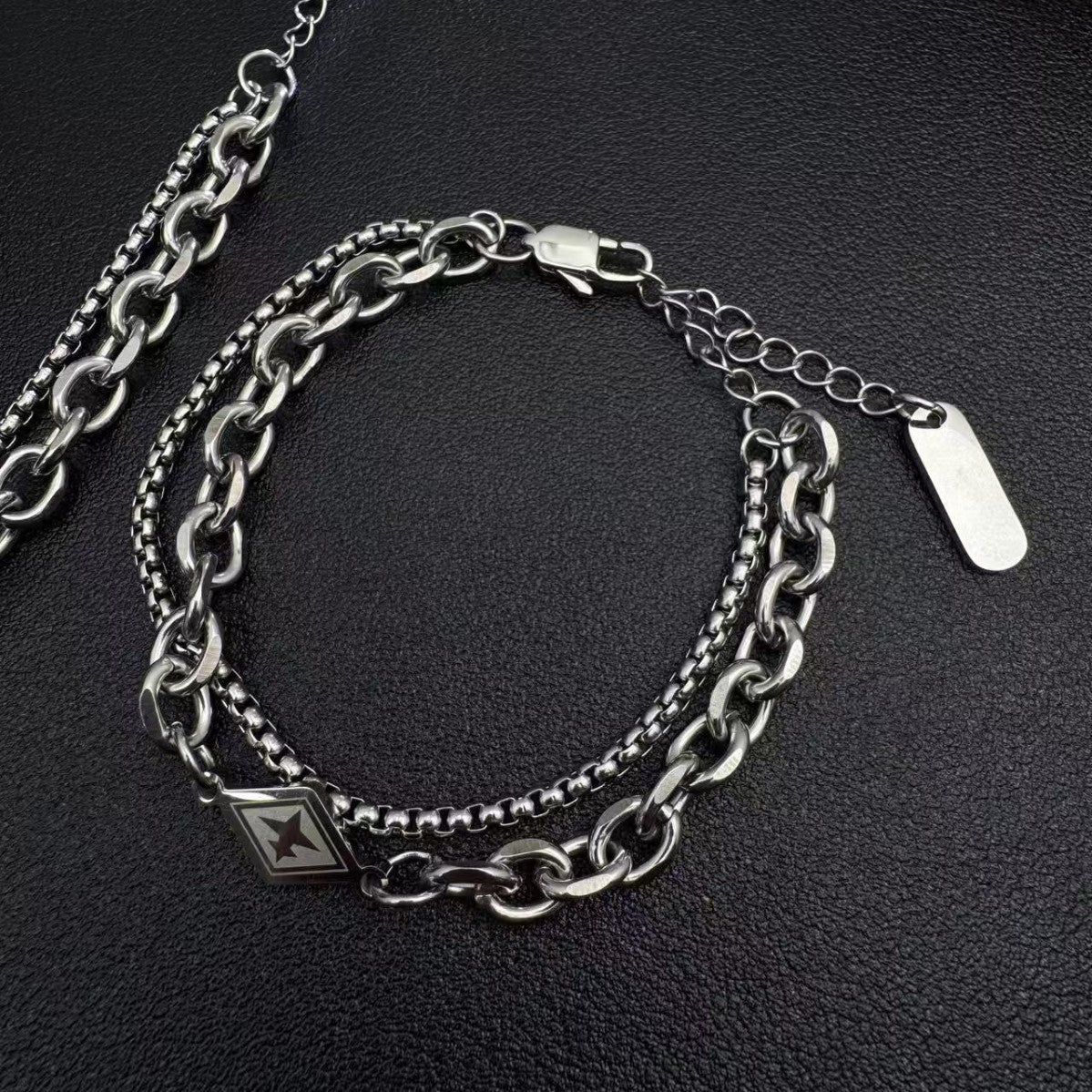 Planderful Jewelry Everyday Genie Steel Cuban Link Bracelet For Him Modern Durable Masculine Accessory