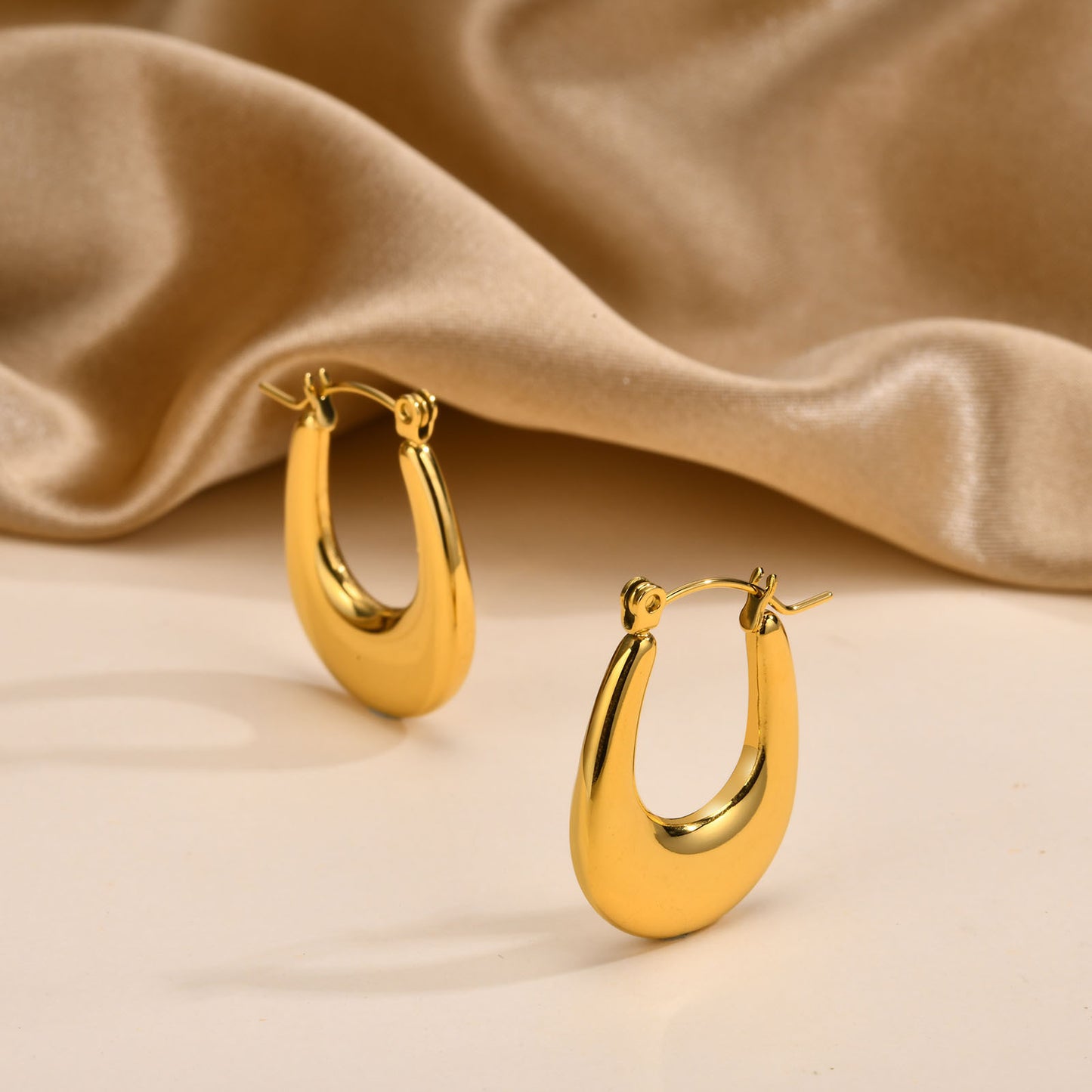 Cross-Border European And American Jewelry Stainless Steel Earrings