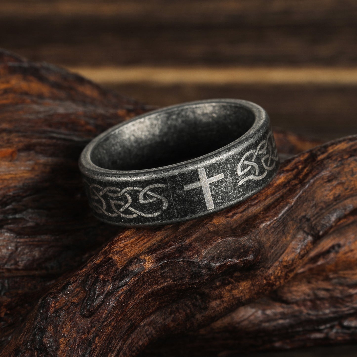 Planderful Everyday Genie Cross Ring Stainless Steel Jewelry For Men And Unisex Protection Statement
