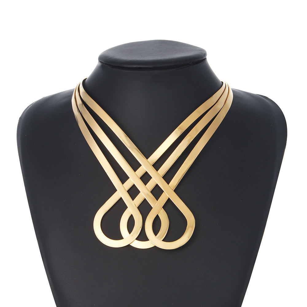 Extravagant European and American Metal Necklaces, Chic OL Jewelry, Savanna Rhythms Necklace
