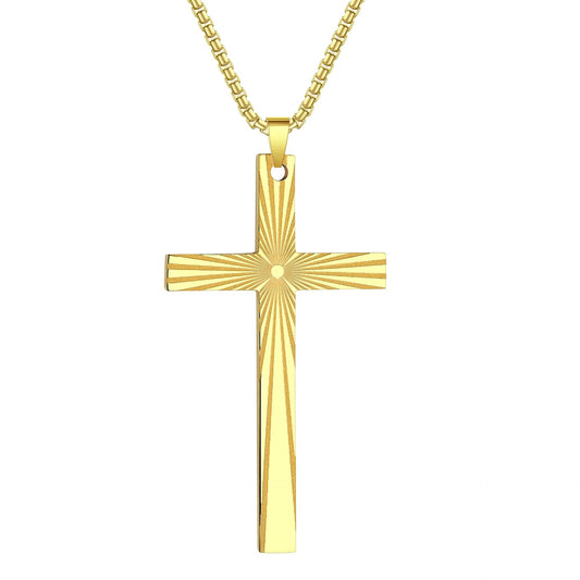 1. Planderful Stainless Steel Cross Necklace For Unisex Hip Hop Style Giftworthy Accessory