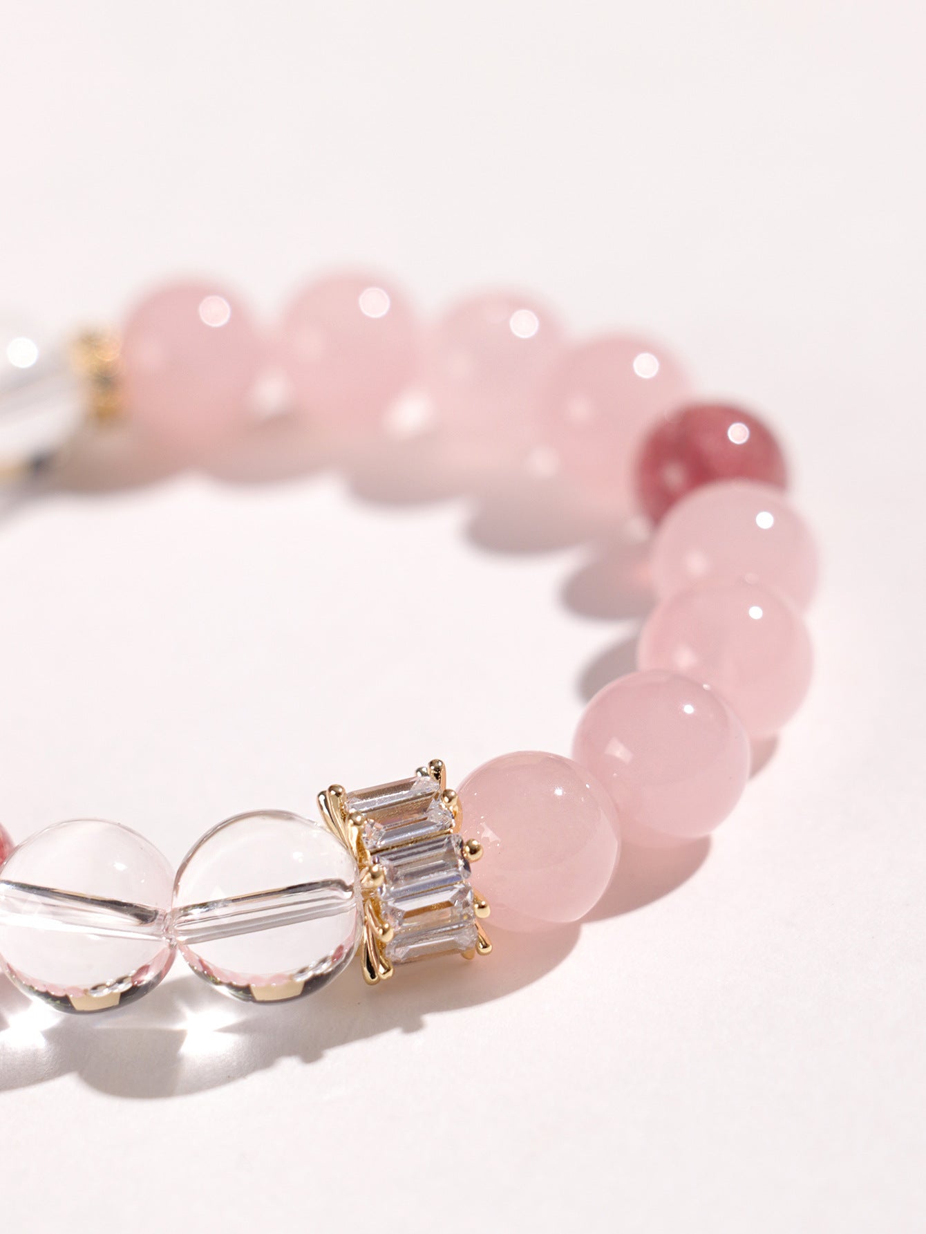 Planderful Fortune's Favor Bracelet – Sweet and Cute Amethyst Strawberry Crystal Design