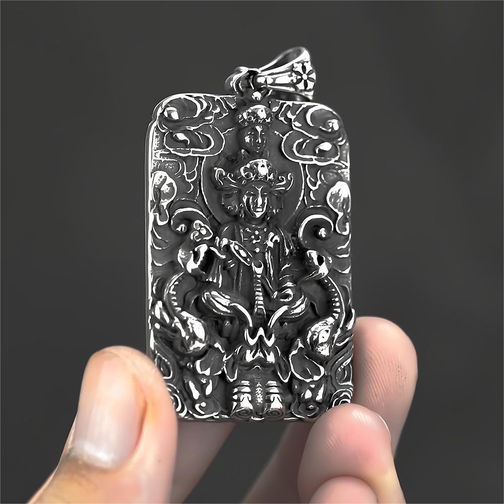 Vintage Buddhist Zodiac Pendant Necklace
